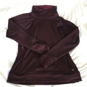 NWT Burgundy GAP fit athletic workout sweatshirt